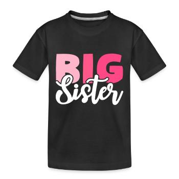 GRANDE SŒUR - T-shirt bio Premium Enfant - noir - Devant