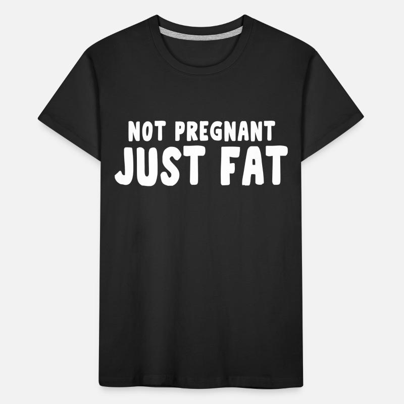 pas enceinte juste de la graisse T-shirt bio Premium Enfant