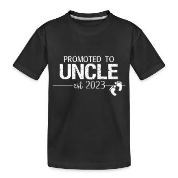 promu oncle 2023 - T-shirt bio Premium Enfant - noir - Devant