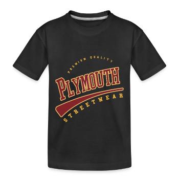 Plymouth Angleterre UK College High School Style - T-shirt bio Premium Enfant - noir - Devant