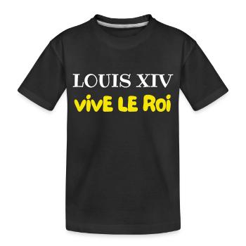 Louis XIV vive le roi - T-shirt bio Premium Enfant - noir - Devant