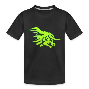 Tatouage tatouage tribal tatouages Body art couleur - T-shirt bio Premium Enfant - noir - Devant