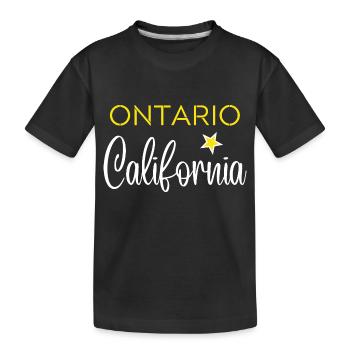 Ontario California - T-shirt bio Premium Enfant - noir - Devant