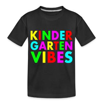 kindergarten vibes - T-shirt bio Premium Enfant - noir - Devant