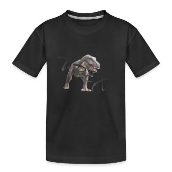 T-Rex - T-shirt bio Premium Enfant - noir - Devant