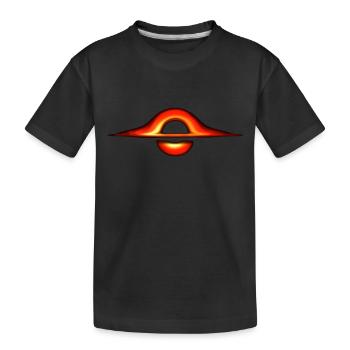 Black Hole - Kinder Premium Bio T-Shirt - Schwarz - Vorne