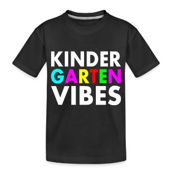 kindergarten vibes - T-shirt bio Premium Enfant - noir - Devant