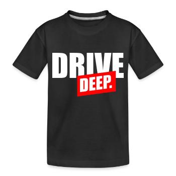 Conduisez en profondeur - T-shirt bio Premium Enfant - noir - Devant