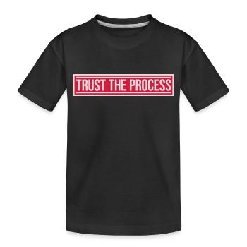 faire confiance au processus Devis - T-shirt bio Premium Enfant - noir - Devant
