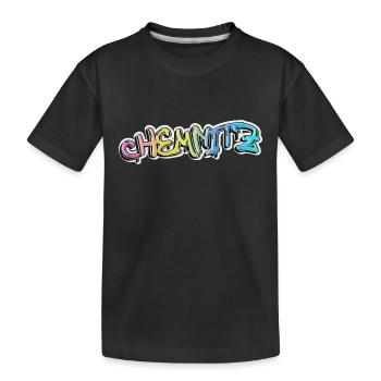 Chemnitz Deutschland Stadt Graffiti Spray Sprayer - Kinder Premium Bio T-Shirt - Schwarz - Vorne