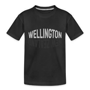 Wellington - Nouvelle-Zélande - Nouvelle-Zélande - Maori - Aotearoa - T-shirt bio Premium Enfant - noir - Devant