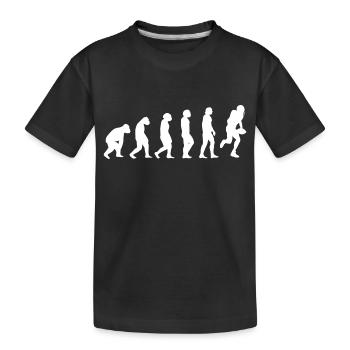 American Football Football Fan - Kids' Premium Organic T-Shirt - black - Front