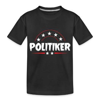 Politiker Beruf - Kinder Premium Bio T-Shirt - Schwarz - Vorne