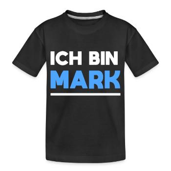 Mark Name Spruch für stolze Marks - Kinder Premium Bio T-Shirt - Schwarz - Vorne