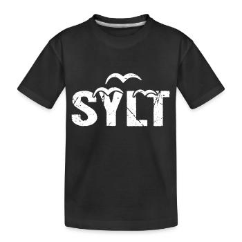 Mouettes de Sylt Island - T-shirt bio Premium Enfant - noir - Devant