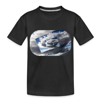 Wolke7 - Kinder Premium Bio T-Shirt - Schwarz - Vorne