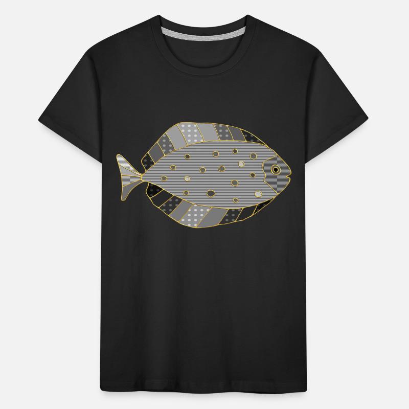 Fish Kids' Premium Organic T-Shirt