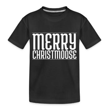 Cadeau de Noël Tshirt Dinosaure Bois Attention - T-shirt bio Premium Enfant - noir - Devant