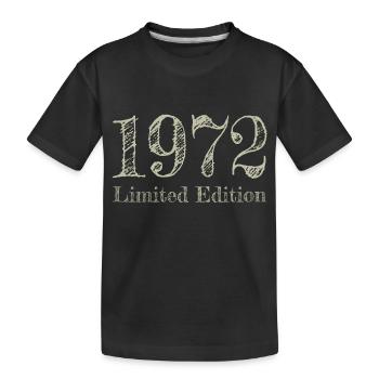 1972 - Kinder Premium Bio T-Shirt - Schwarz - Vorne