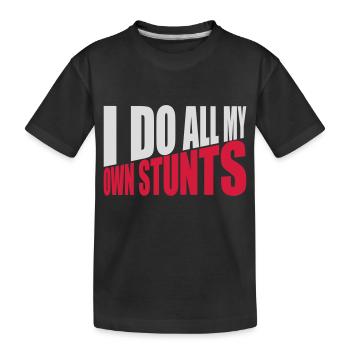 Toutes mes propres cascades - T-shirt bio Premium Enfant - noir - Devant