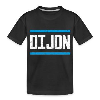 Dijon - Kinder Premium Bio T-Shirt - Schwarz - Vorne
