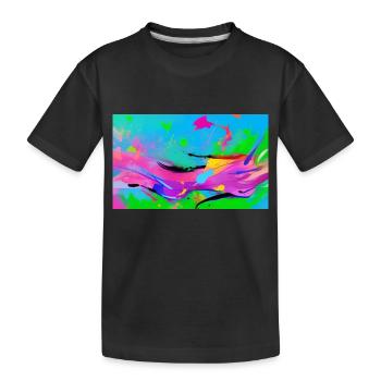 Bunte Frau - Kinder Premium Bio T-Shirt - Schwarz - Vorne