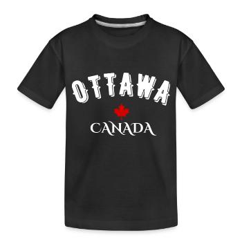 Ottawa canada - T-shirt bio Premium Enfant - noir - Devant