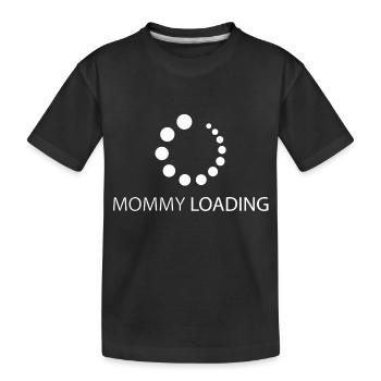 Schwangerschaft Babyparty Babyshower Boy Girl - Kinder Premium Bio T-Shirt - Schwarz - Vorne