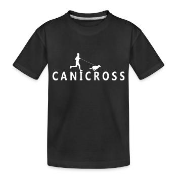 Marathon Triathlon Running Jogging Biking Cycling - Kids' Premium Organic T-Shirt - black - Front