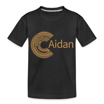 Pour Aidan - T-shirt bio Premium Enfant - noir - Devant