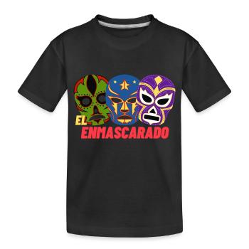 Lutteur Mex - T-shirt bio Premium Enfant - noir - Devant