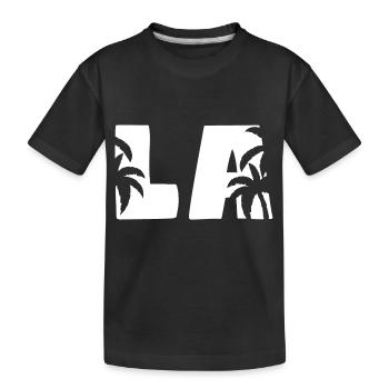 LA Palms Los Angeles - Kinder Premium Bio T-Shirt - Schwarz - Vorne