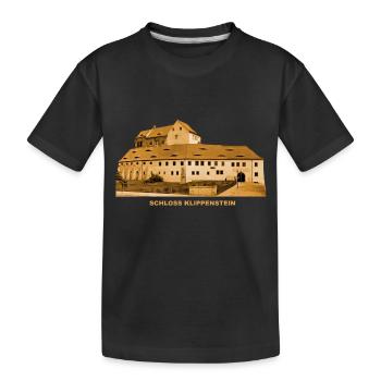 Klippenstein Schloss Radeberg Saxe - T-shirt bio Premium Enfant - noir - Devant