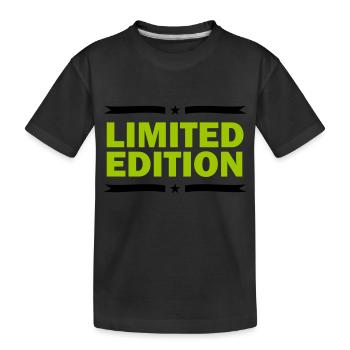 Édition limitée - T-shirt bio Premium Enfant - noir - Devant