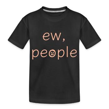 ew personnes - T-shirt bio Premium Enfant - noir - Devant