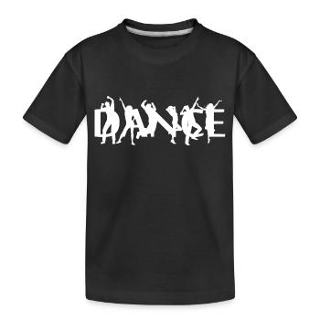 Danse Musique de danse - T-shirt bio Premium Enfant - noir - Devant