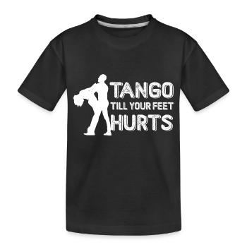 Danse Musique de danse - T-shirt bio Premium Enfant - noir - Devant