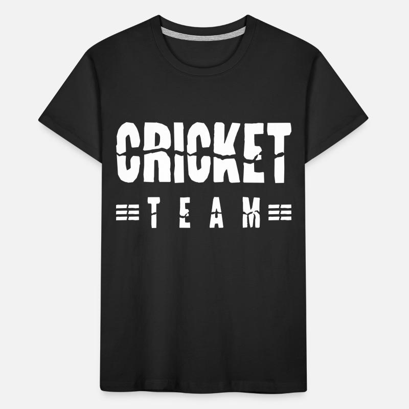 Équipe de cricket T-shirt bio Premium Enfant
