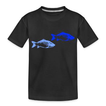 Pisces 2 - Kids' Premium Organic T-Shirt - black - Front
