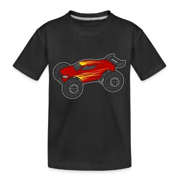 RC Car Remote Control Car - Kids' Premium Organic T-Shirt - black - Front