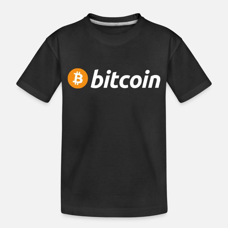 Bitcoin (Bitcoin) - Kinder Premium Bio T-Shirt - Schwarz