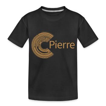 Pour Pierre - T-shirt bio Premium Enfant - noir - Devant