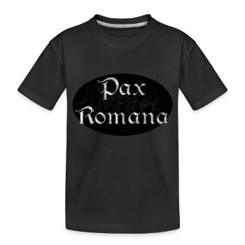 Pax Romana aus weißem Marmor - Kinder Premium Bio T-Shirt - Schwarz - Vorne