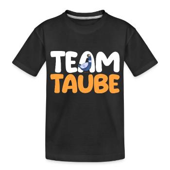 Taubenzüchter Brieftaube Tauben - Kinder Premium Bio T-Shirt - Schwarz - Vorne