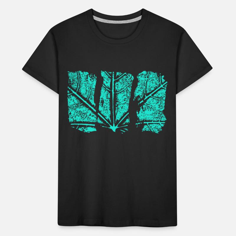 Leaves Structure - Abstract Pattern Kids' Premium Organic T-Shirt