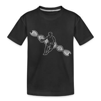 Basketball Basketballspieler Basketballteam - Kinder Premium Bio T-Shirt - Schwarz - Vorne