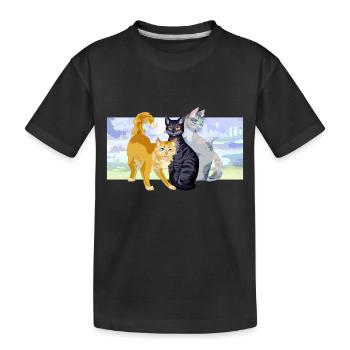 Rootspring Shadowsight Bristlefrost Cats Beautiful - Kids' Premium Organic T-Shirt - black - Front