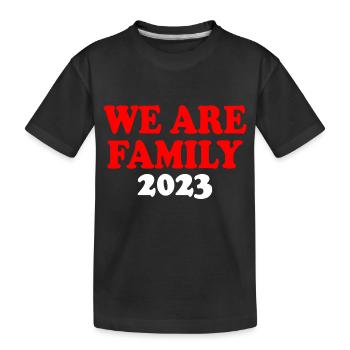 We are family - T-shirt bio Premium Enfant - noir - Devant