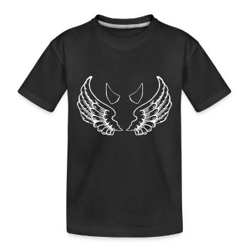 Good and Bad - Kids' Premium Organic T-Shirt - black - Front