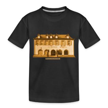 Mairie de Germersheim Rhin Rhénanie-Palatinat - T-shirt bio Premium Enfant - noir - Devant